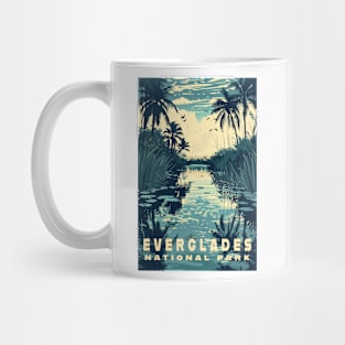 Everglades National Park Vintage Travel  Poster Mug